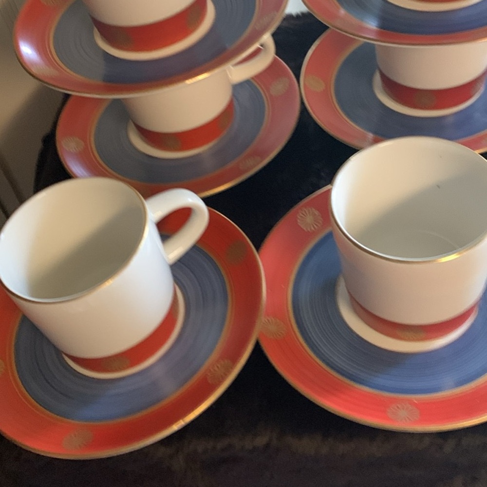 Vintage Aritaware 6 cups /6 saucers